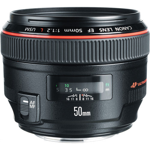 Canon 50mm f/1.2L EF USM Lens USA