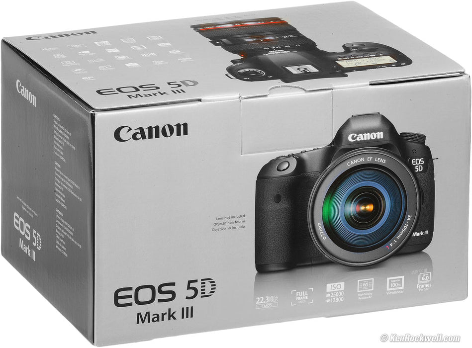 Canon EOS 5D Mark III / iV DSLR w/Canon 24-70mm & 70-200mm Bundle
