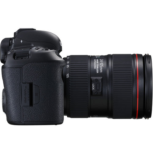 Canon EOS 5D Mark IV Digital SLR Camera W/ EF 24-105mm f/4L IS II USM Lens with Canon Battery Grip Bundle USA