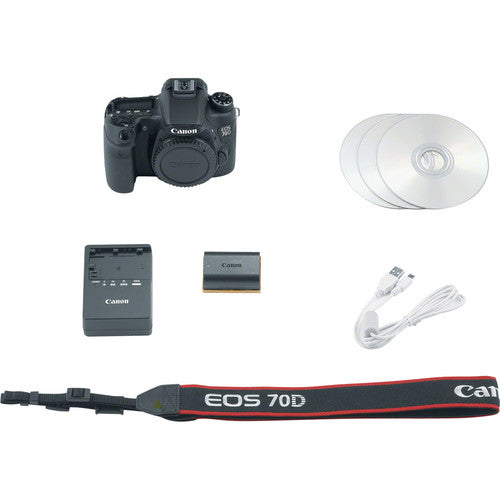 Rough sleep køber Mechanics Canon EOS 70D/80D CMOS DSLR Camera w/EF-S 18-55mm F3.5-5.6 IS