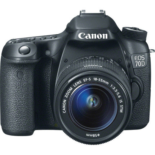 Canon EOS 70D/80D DSLR Camera with 18-55mm f/3.5-5.6 STM Lens