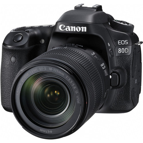 Canon EOS 80D with 18-135mm IS USM and Prime Lens Kit