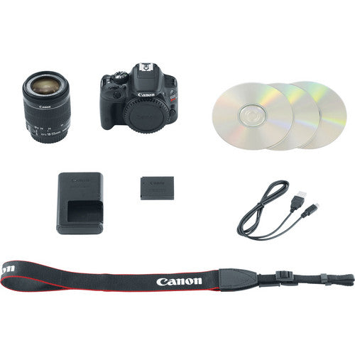 Canon EOS Rebel SL1/250D (SL3) DSLR Camera w/Canon 18-55mm IS STM Lens USA