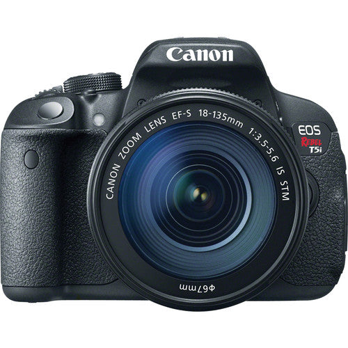 Canon EOS Rebel T5i / 800D, T7i Digital SLR Camera & EF-S 18-135mm IS USM Lens Accessory Bundle
