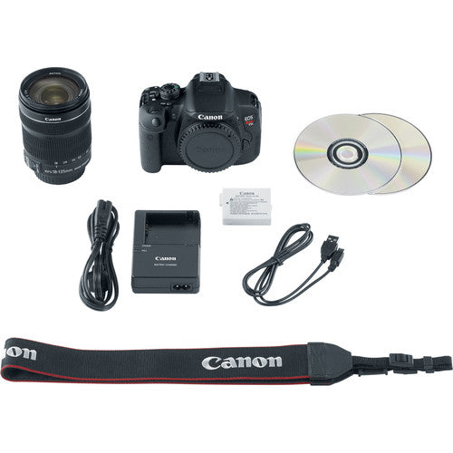 Canon EOS Rebel T5i / 800D, T7i Digital SLR Camera & EF-S 18-135mm IS STM Lens with EF 75-300mm III Lens 64GB Card Battery Backpack 3 Filters Kit