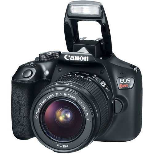 Canon EOS Rebel T6/2000D DSLR Camera with 18-55mm Lens &amp; 75-300mm III Lens Standard Deluxe Bundle