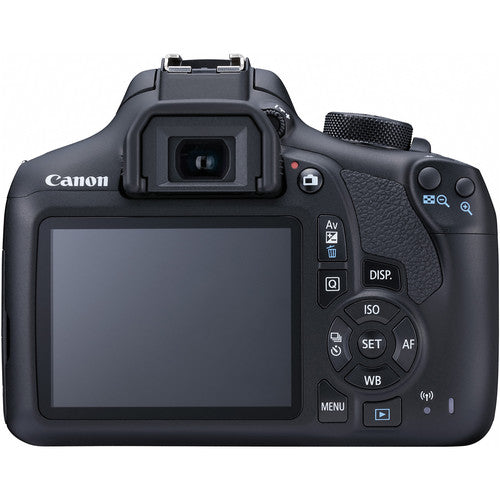 Canon EOS Rebel T6/2000D DSLR Camera with 18-55mm and 75-300mm Lenses with 32GB MC | Canon Bag | Filters &amp; More