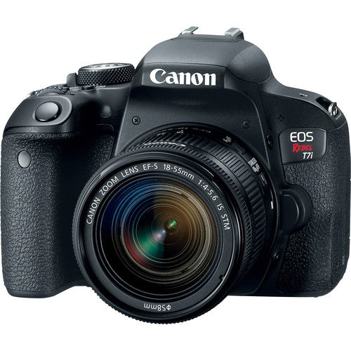 Canon EOS Rebel T7i/800D DSLR Camera with 18-55mm Lens &amp; 55-250mm IS II Lens 64GB Class 10 UHS-1 SDXC Memory Card Accessory Bundle