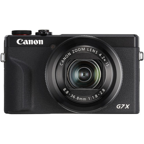 Canon PowerShot G7 X Mark III Digital Camera - Black 32GB Deluxe Accessory Package