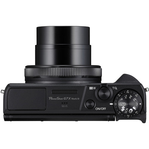 Canon PowerShot G7 X Mark III Digital Camera (Black) with 32GB Accessory Kit Black