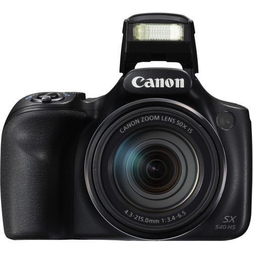 Canon PowerShot SX540 HS Digital Camera with Essential Accessories Bundle