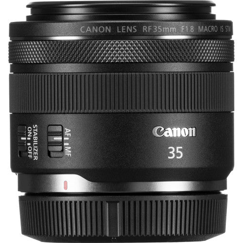 Canon RF 35mm f/1.8 IS Macro STM Bundle Backpack &amp; 32GB Memory Card and more