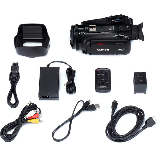 Canon VIXIA HF G40 Full HD Camcorder With Sandisk 128GB | 2X Spare Batteries | Dual charger | Filter Kit Bundle