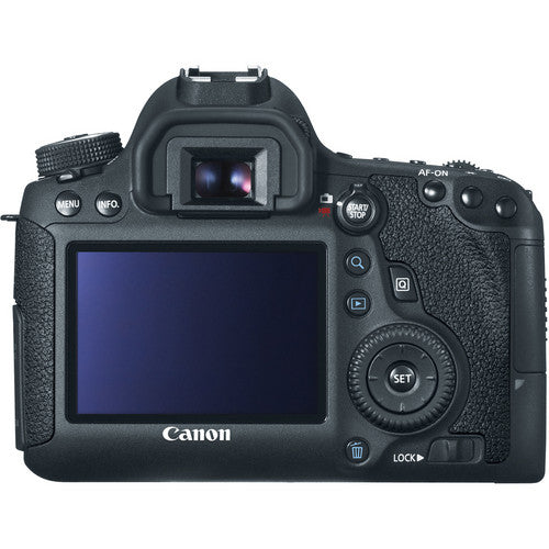 Canon EOS 6D DSLR Camera (Body Only). Kit Includes, 2Pcs 32GB Commander MemoryCard + Battery Grip + Extra Battery + Deluxe Bundle