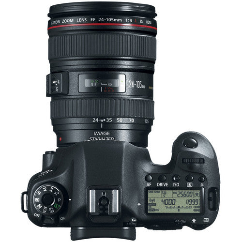 Canon EOS 6D Digital SLR Camera Body with EF 24-105mm L IS USM &amp; 75-300mm III Lens + 64GB Card + Sling Bag + Flash + Grip + Battery Kit