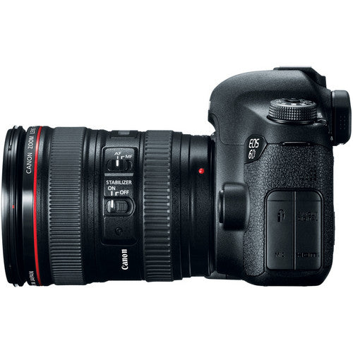Canon EOS 6D Digital SLR Camera Body with EF 24-105mm L IS USM Lens with EF 70-300mm IS Lens + 64GB Card Deluxe Bundle
