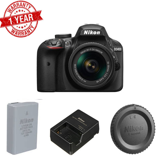 Nikon D3400/D3500 DSLR Camera with 18-55mm Lens (Black) USA