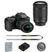 Nikon D3500 DSLR Camera with 18-55mm and 70-300mm Lenses USA