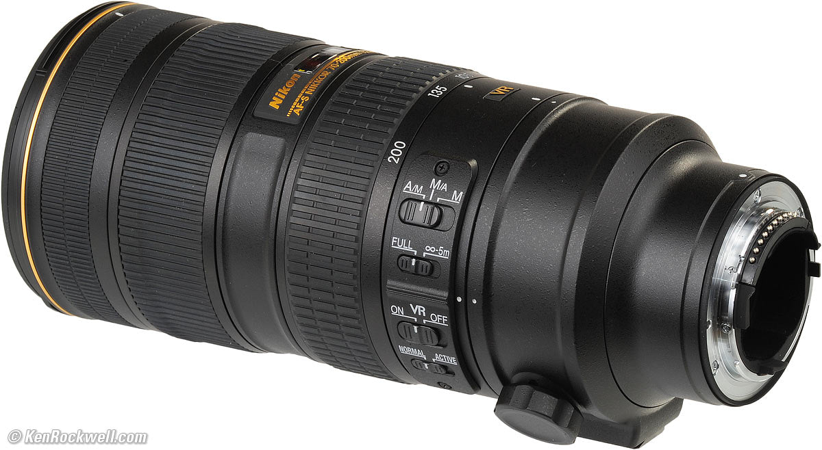 Nikon AF-S NIKKOR 70-200mm f/2.8G ED VR II Lens USA | NJ Accessory