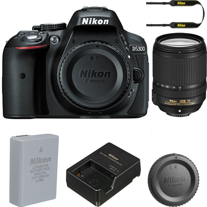 Nikon D5300 18-55mm Kit Wifi 100% Original + free extra battery original (2  years warranty)