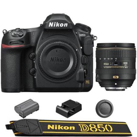 Nikon D850 DSLR Camera + AF-S DX NIKKOR 16-80mm f/2.8-4E ED VR Lens