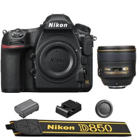 Nikon D850 DSLR Camera + AF-S NIKKOR 85mm f/1.4G Lens