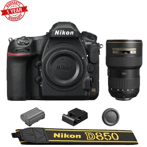 Nikon D850 DSLR Camera + AF-S NIKKOR 16-35mm f/4G ED VR Lens