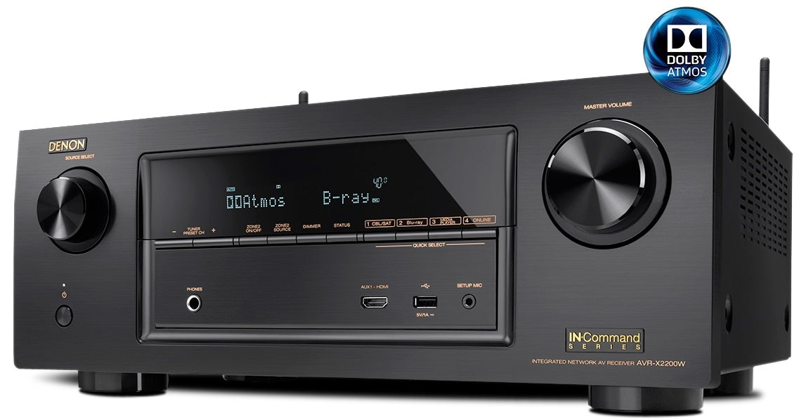 Denon IN-Command Series AVR-X2200W 7.2-Channel Network AV Receiver