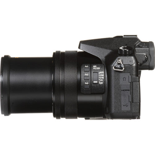 Panasonic Lumix DMC-FZ2500 Digital Camera with Rode VideoMic GO Lightweight On-Camera Microphone with Integrated Rycote Shockmount