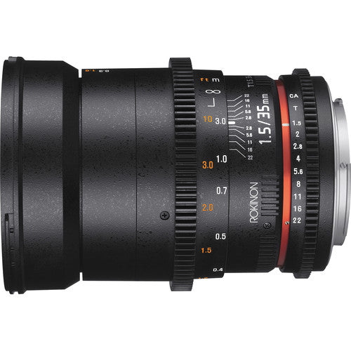 Rokinon 35mm T1.5 Cine DS Lens for Micro Four Thirds Mount