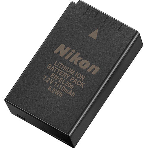 Nikon EN-EL20a Rechargeable Lithium-Ion Battery Pack (7.2V, 1110mAh) Bulk Packaging