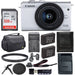 Canon EOS M200 Mirrorless Digital Camera with 15-45mm Lens (White) &amp; Sandisk 128GB Memory Card &amp; Additional Accessories Package