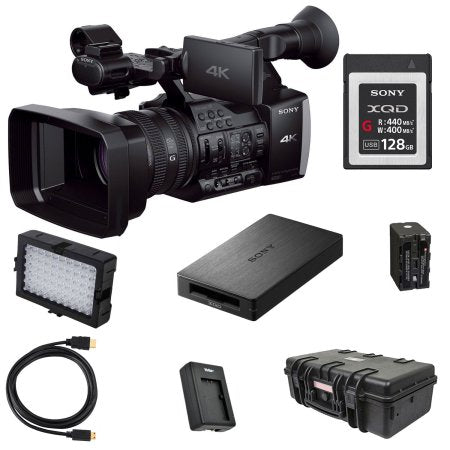 Sony FDR-AX1 4K Camcorder w/ 20x Optical Zoom &amp; Accessory Kit