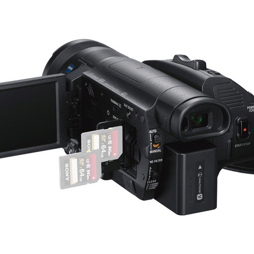 Sony FDR-AX700 4K Camcorder W/ Sony DSLR Case & 64GB Memory Card Kit