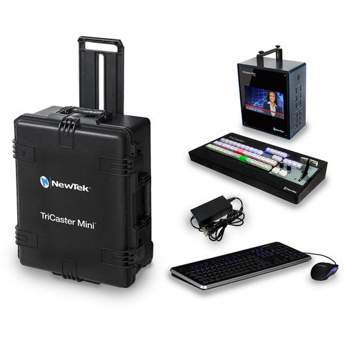 NewTek TriCaster Mini HD-4sdi Bundle with Control Surface and Travel Case