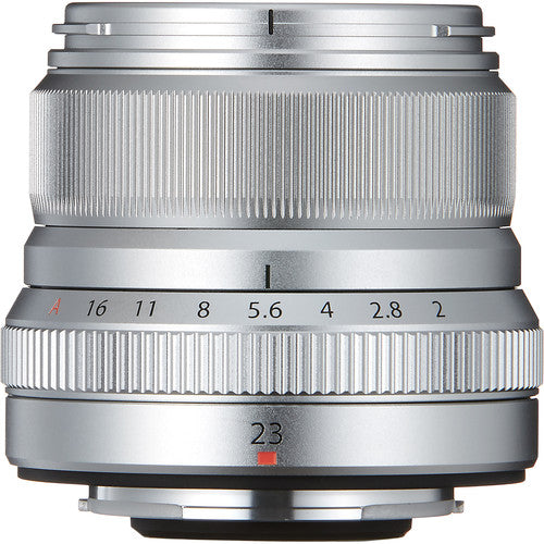 FUJIFILM XF 23mm f/2 R WR Lens (Silver) Filter Kit Includes &amp; More