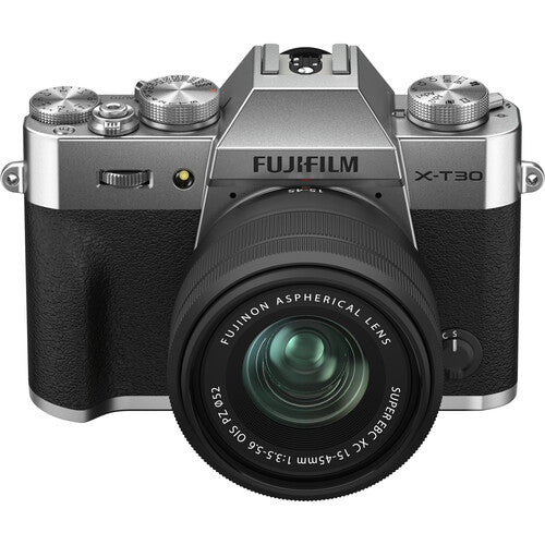 FUJIFILM X-T30 II Mirrorless Camera with 15-45mm Lens Deluxe Bundle W/ Insignia Professional Card Reader