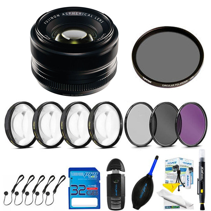 Fujifilm 35mm f/1.4 XF R Lens Bundle with Lens Kit and More