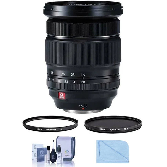 FUJIFILM XF 8-16mm f/2.8 R LM WR Lens with Filter and Cleaning Kits Bundle