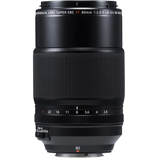 FUJIFILM XF 80mm f/2.8 R LM OIS WR Macro Lens with Filter Kit + Free Cleaning Kit