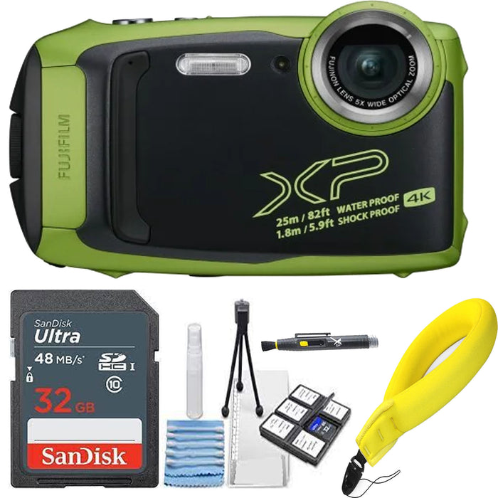 FUJIFILM FinePix XP140 Digital Camera [Colors May Cary]with Sandisk 32GB Starter Package