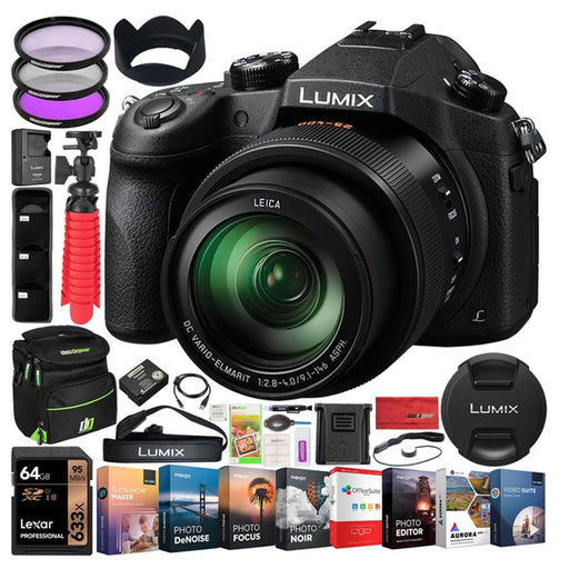 Panasonic LUMIX DMC-FZ1000 Digital Camera Bundle Deluxe