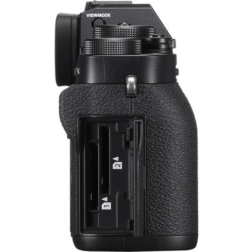 FUJIFILM X-T2 Mirrorless Digital Camera with 18-55mm Lens | Vertical Grip Deluxe Bundle