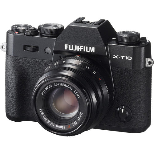 Fujifilm XF 35mm f/2 R WR Lens (Black) Bundle with Digital Filter Kit, 16gb Memory Card and Cleaning Kit