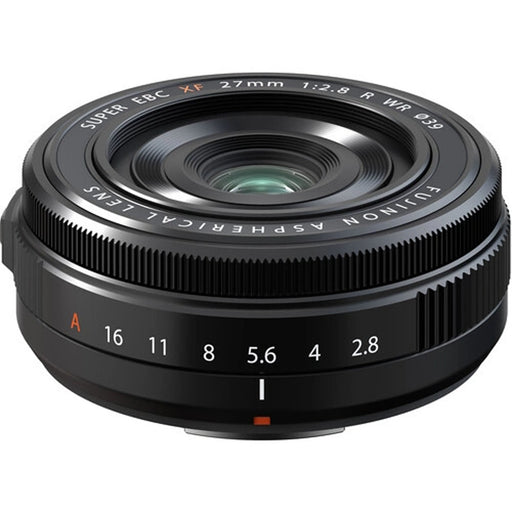 FUJIFILM XF 27mm f/2.8 R WR Lens Bundle with Tripod, Camera Side Bag, SD Memory Card + Card Reader and More