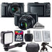 Canon PowerShot G1 X Mark II Digital 12.8MP Camera + EXT BAT + LED - 64GB Kit