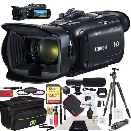 Canon VIXIA HF G21/G50 Full HD Camcorder with Tripod | Case & Microphone Kit