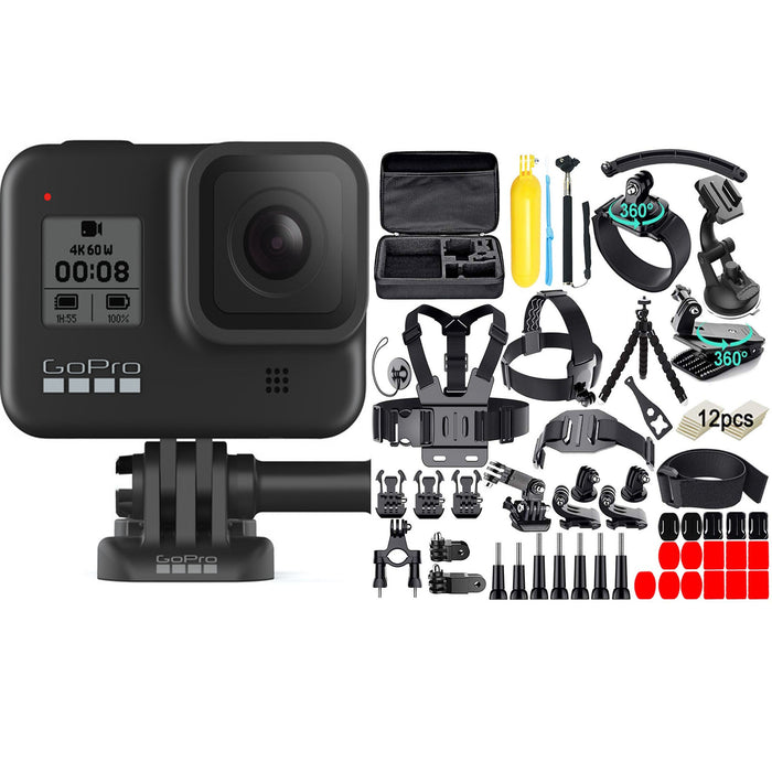 GoPro HERO8 Black with 61 in 1 Action Camera Accessories Kit | NJ