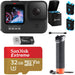 GoPro HERO9 Black Starter Bundle with Extra Battery, Floating Hand Grip, 32GB microSD Card, Card Reader