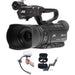 JVC GY-HM250 UHD 4K Streaming Camcorder with Built-in Lower-Thirds Graphics with Merlin Stabilizer and Arm &amp; Vest Upgrade Kit